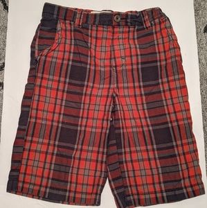 Tucker and Tate boys Sz 14 Plaid shorts Adjustable waist